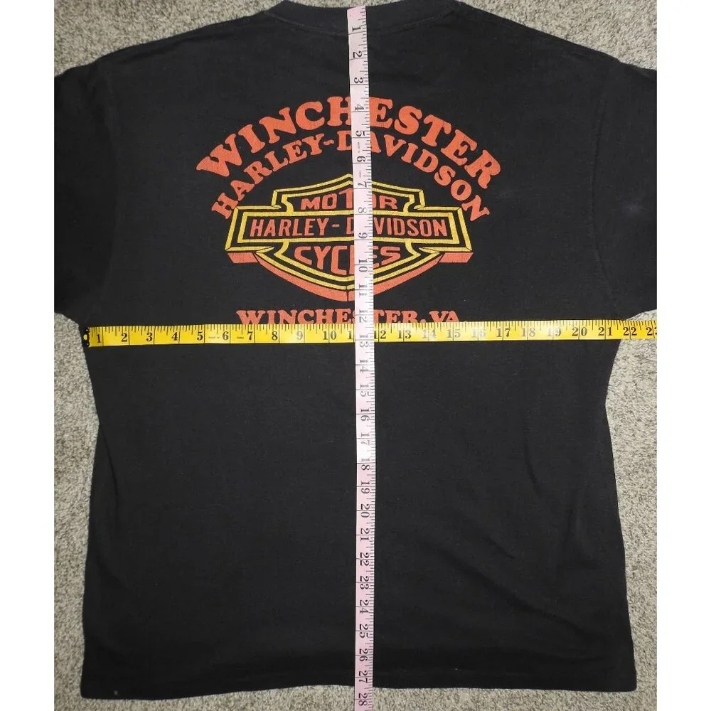 Vintage 1983 Harley Davidson 3D Emblem This is Harley Country T-Shirt Men's XL